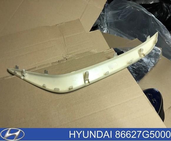 86627G5000 Hyundai/Kia Moldura esquerda do pára-choque traseiro