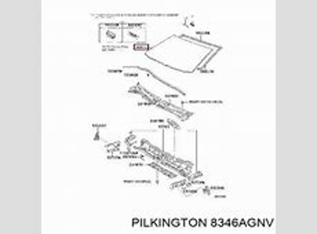  Pára-brisas Toyota Avensis II carrinha (T25) (2003 - 2008) II