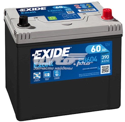Купить Аккумулятор Exide 60 А/ч (EB604)