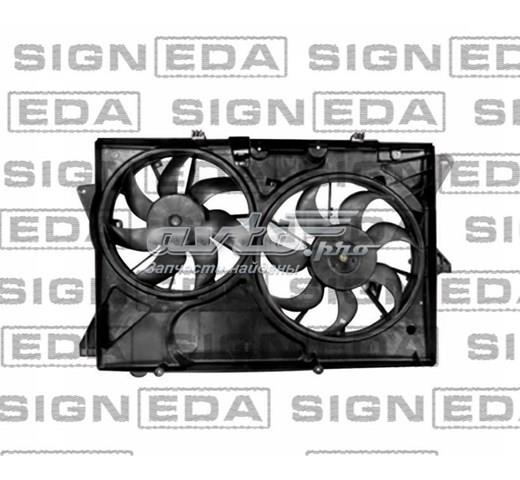 RDFD623190 Signeda Диффузор радиатора охлаждения в сборе с мотором