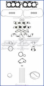 FS90211S NIPPON MOTORS Комплект прокладок на двигатель