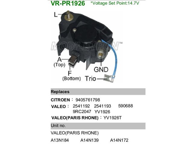 Válvula (atuador) de controlo de turbina Jrone 2060016310