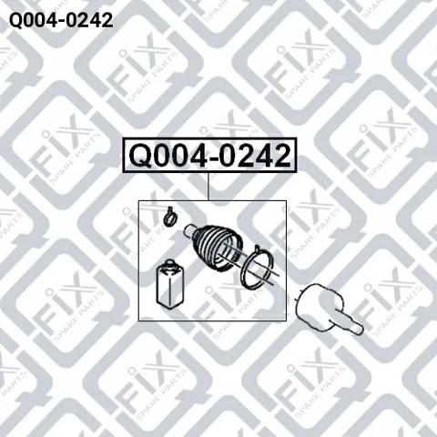 Пыльник ШРУСа внешний, правый Q-fix Q0040242 цена, от 8.73 USD