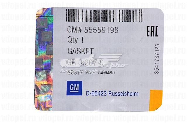 Прокладка адаптера масляного фильтра General Motors 55559198 цена, от 4.32 USD