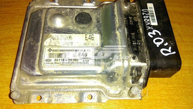 Купить 391182B760 Hyundai/Kia 