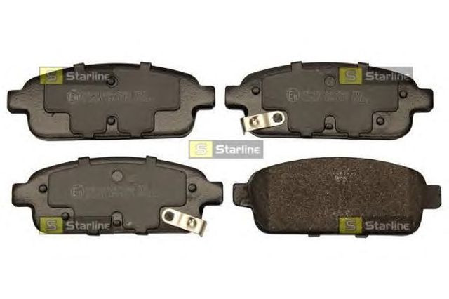 Купить BDS773 Starline Колодки тормозные задние, дисковые