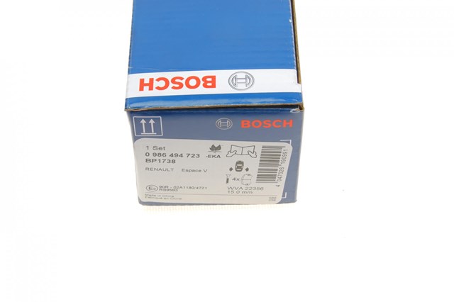 Купить 986494723 Bosch Колодки тормозные задние, дисковые