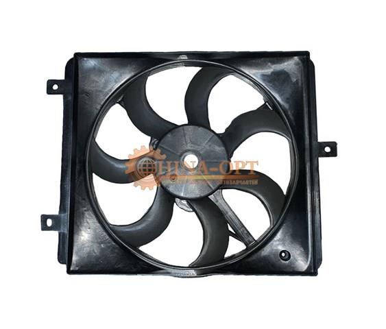 Вентилятор (крыльчатка) радиатора кондиционера правый Market (OEM) 1602192180