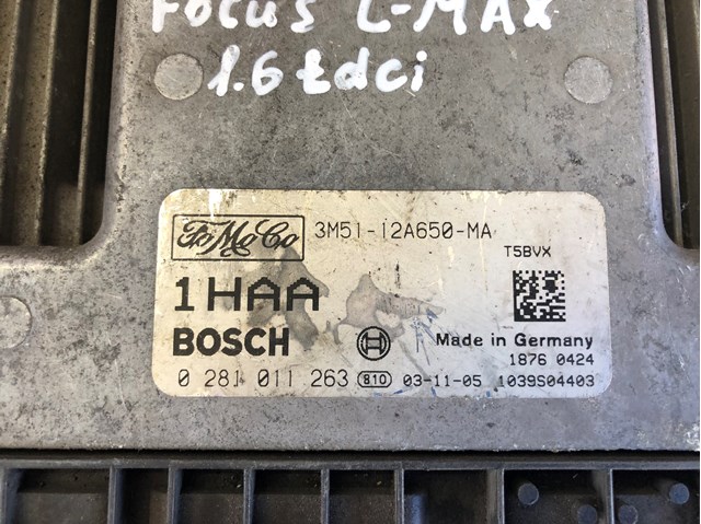 0281011263 Ford Мозги двигателя