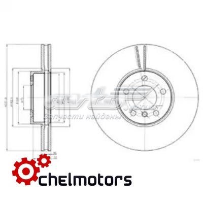 Передние тормозные диски BG9061 Delphi