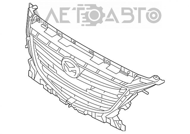 Купить BJD350712D Mazda Решетка радиатора