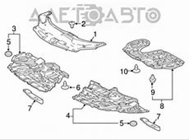 FP8157224 FPS Защита двигателя задняя