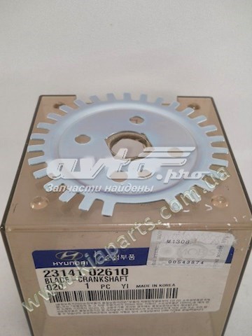 2314102610 HYUNDAI Arandela, cigüeñal polea original y equivalente