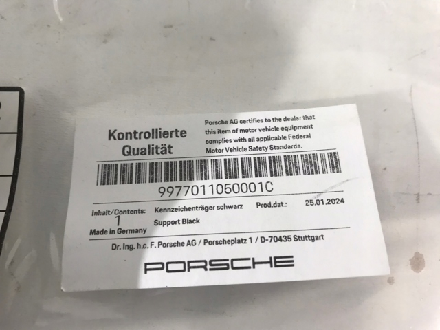  Porsche 9977011050001C