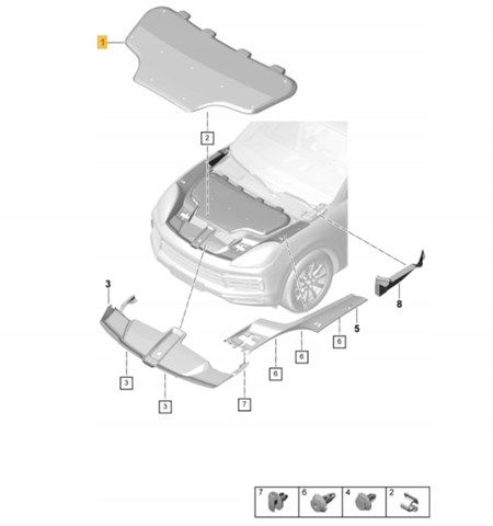 9Y0805504FOK1 Porsche 