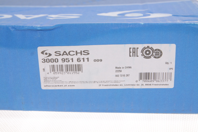 Сцепление 3000951611 Sachs
