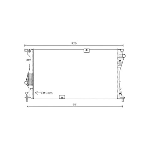 Радиатор R12638 Sato Tech