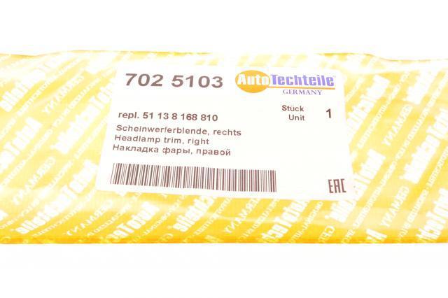 7025103 Autotechteile Ресничка правой фары