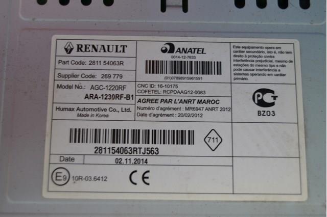 281154063R Renault (RVI) Радиоприемник