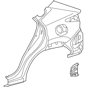 6160178060 Toyota Крыло заднее правое