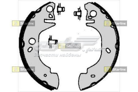 Купить BC06760 Starline Задние барабанные тормозные колодки