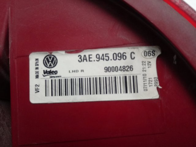 Купить 3AE945096C VAG Фонарь задний правый, внешний