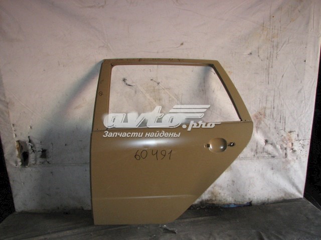 Дверь пассажирская задняя левая на Skoda Fabia I 6Y5