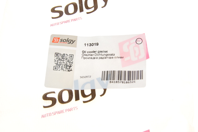 Прокладка адаптера масляного фильтра Solgy 113019 цена, от 6.84 USD