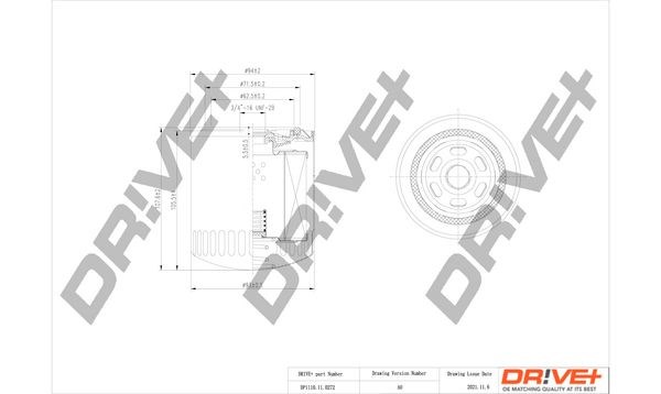 Масляный фильтр DP1110110272 Dr!ve+