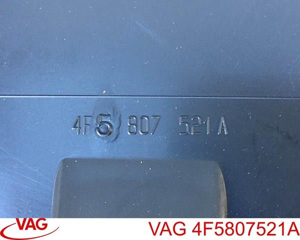 4F5807521A01C VAG spoiler do pára-choque traseiro