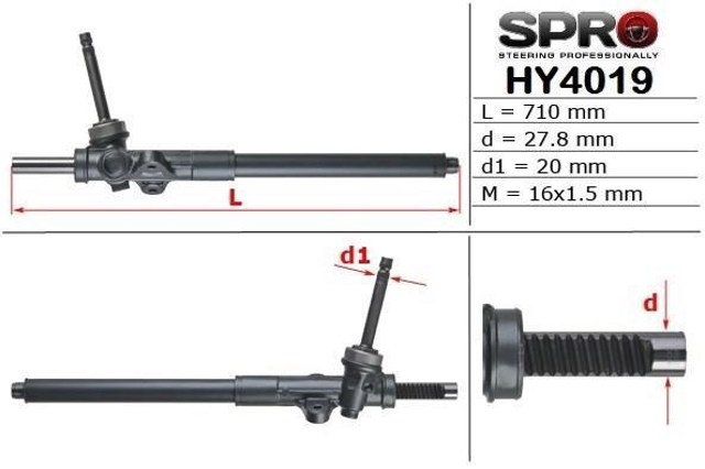 Купить HY119R MSG Rebuilding Рулевая рейка