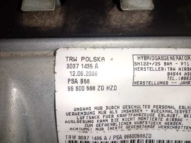 96600568ZD Peugeot/Citroen
