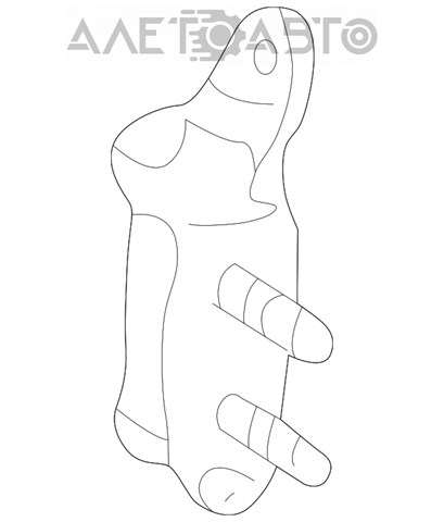 687500D010 TOYOTA Bisagra de puerta trasera derecha 687500D010 TOYOTA