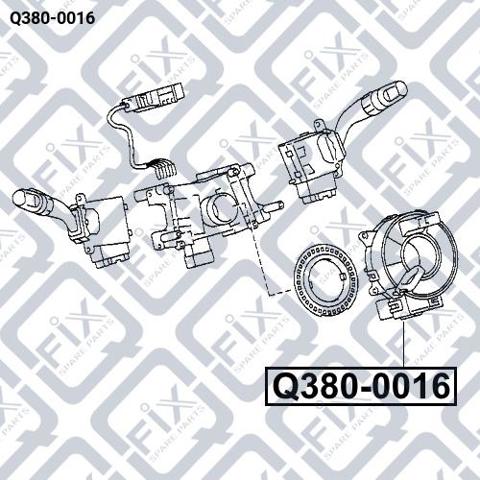 Q3800016 Q-fix Кольцо подушки безопасности