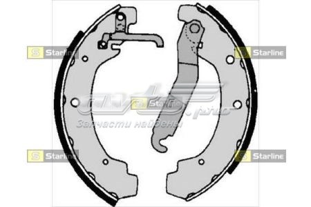 Купить BC06740 Starline Задние барабанные тормозные колодки