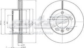 Передние тормозные диски BG4328 Delphi