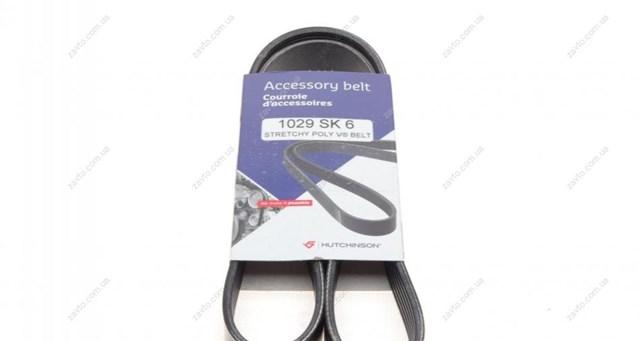 Клиновый ремень Hutchinson 1029SK6 цена, от 9.99 USD