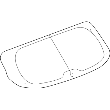 Окно двери задка XYG GS3309D22 цена, от 115.67 USD