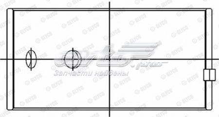 Вкладыши шатунные 714113STD Glyco