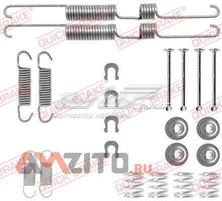 Монтажный комплект задних барабанных колодок 1050738 Quick Brake