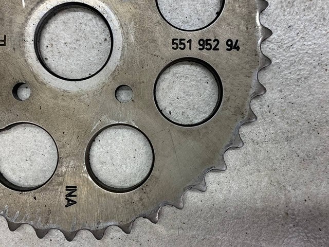 Engrenagem de cadeia da roda dentada da árvore distribuidora de motor 55195294 Fiat/Alfa/Lancia