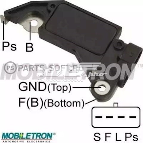 VR-D705H Mobiletron relê-regulador do gerador (relê de carregamento)