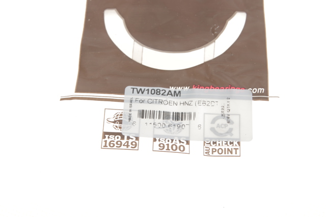 Упорное полукольцо коленчатого вала, компект King TW1082AM цена, от 7.45 USD