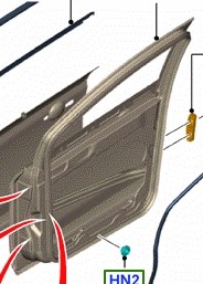 Compre Porta dianteira esquerda Ford Kuga 1