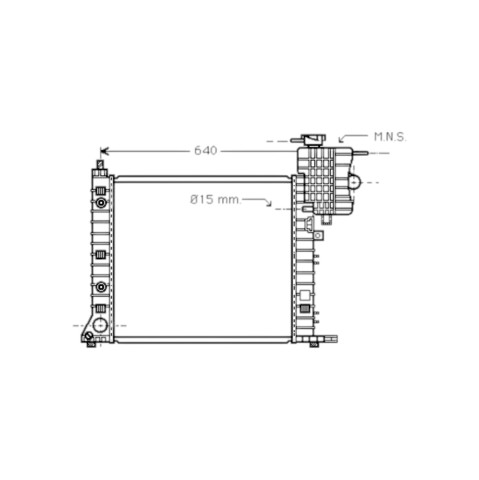 Купить R12287 Sato Tech Радиатор водяной