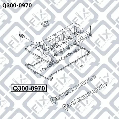 Q3000970 Q-fix Прокладка крышки клапана
