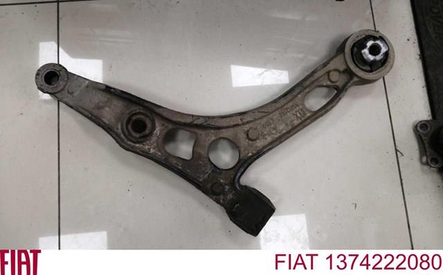 1374222080 Fiat/Alfa/Lancia braço oscilante inferior direito de suspensão dianteira