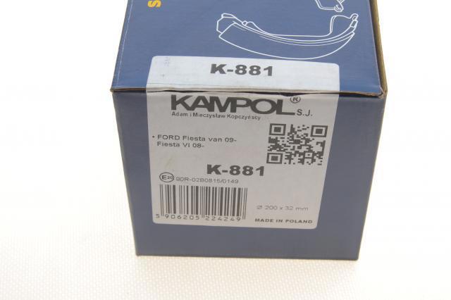 Купить K881 Kampol Задние барабанные тормозные колодки