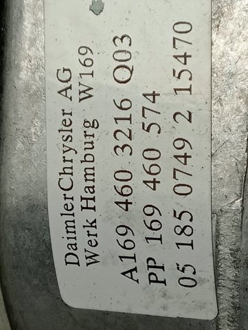  Mercedes A1694603216 цена, от 38.01 USD