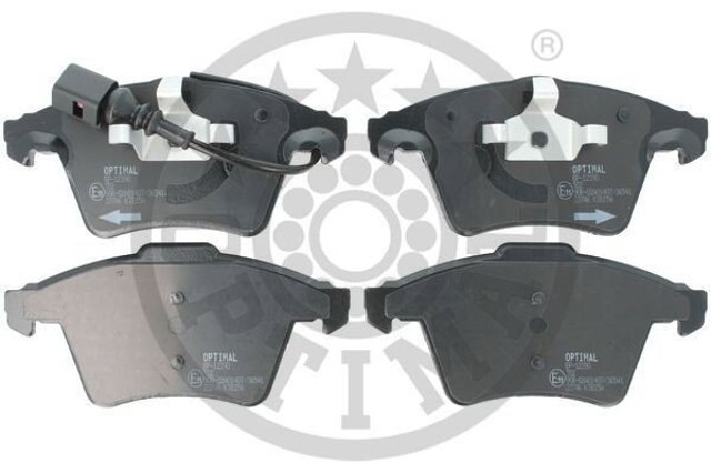 Колодки тормозные передние дисковые OPTIMAL BP12390